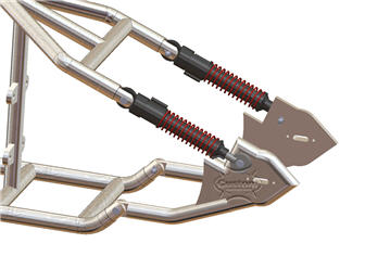 hiding the softail suspension